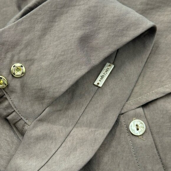 🆕 CULT GAIA 🧿 NWOT Romia Button-Detail Dress, Affogato Brown - Sz M - Picture 15 of 16